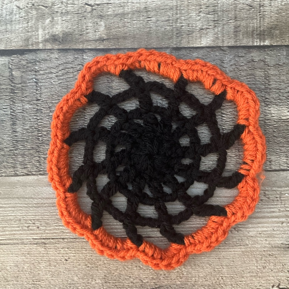 Halloween Spiderweb Coasters 4 Pack - Picture 5 of 7
